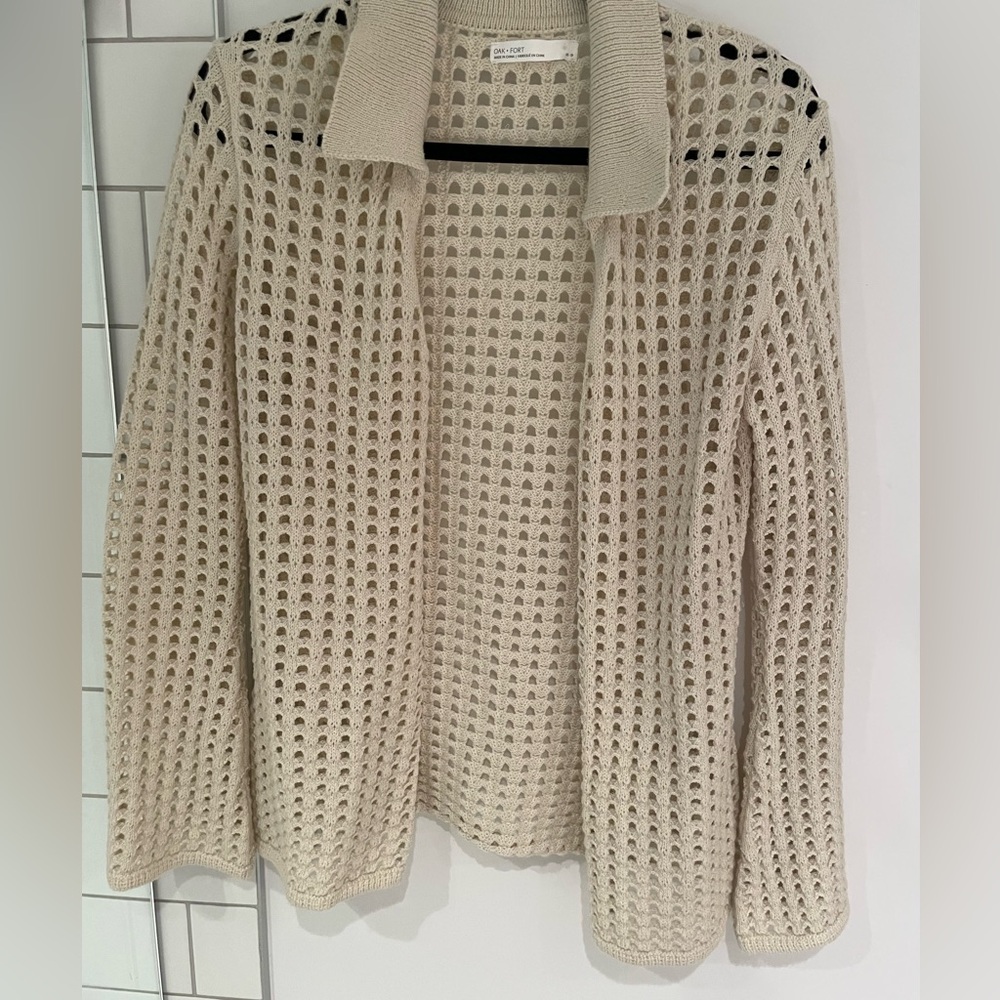 oak + fort cardigan